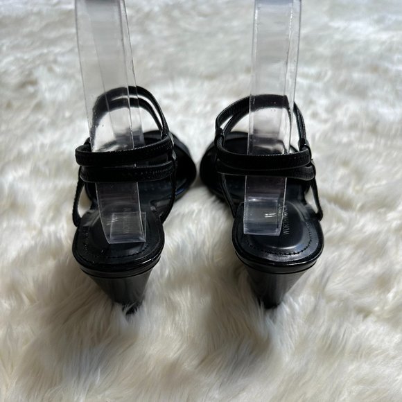 Worthington Jarret Wedge Sandals Black Size 8M - Picture 6 of 9